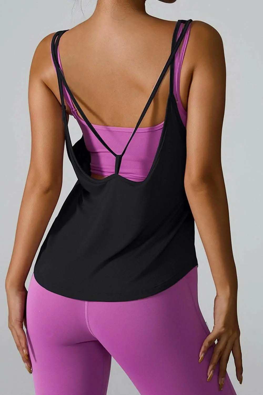 Active elegance crisscross tank - Love Salve